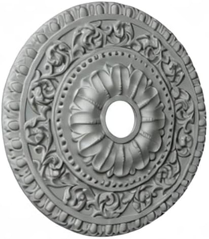 23 1/2"OD x 3 1/2"ID x 2 1/8"P Vaduz Ceiling Medallion (Fits Canopies up to 3 1/2")