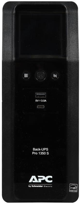 APC Sinewave UPS Back-UPS Pro, 1350VA Battery Backup & Surge Protector - Image 4