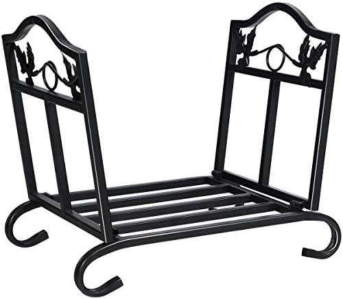 goflame firewood log rack foldable, indoor outdoor firewood, main product view