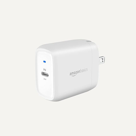 Amazon Basics 20W One-Port USB-C Wall Charger by AmazonBasics