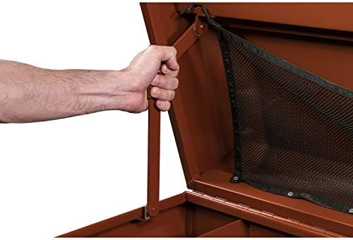 crescent jobox 30" site-vault heavy duty chest on a desk or shelf