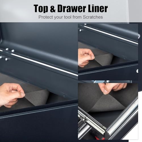 metal tool box organizer | lockable tool chest on a desk or shelf