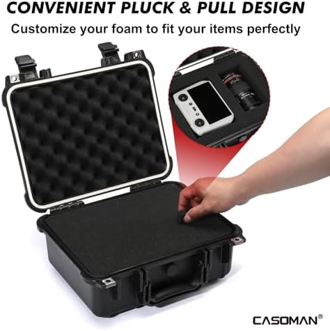 casoman water-proof and dust-proof protective sturdy plastic storage, close-up detail