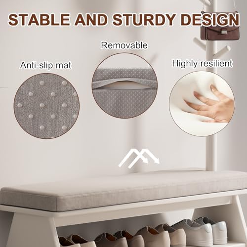 coat rack with shoe storage, shoe rack with on a desk or shelf