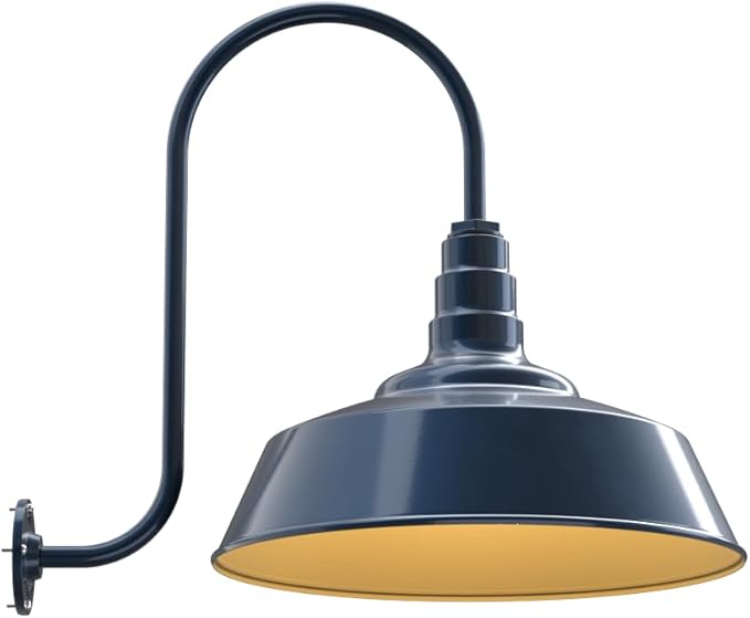 Steel Lighting Co. Large Outdoor Barn Light | Gooseneck Light Fixture | Made in by SteelLightingCo