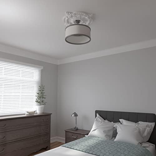 Ekena Millwork CM28BE 28 3/8"OD x 3 3/4"ID x 1 5/8"P Benson Classic Ceiling Medallion