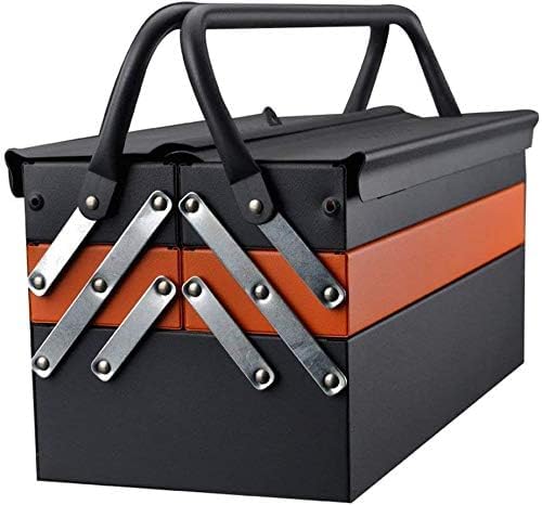 edward tools portable metal tool box with 3, package contents