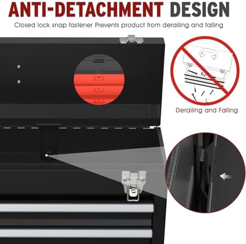 3 drawers small tool box, portable 3 drawer on a desk or shelf