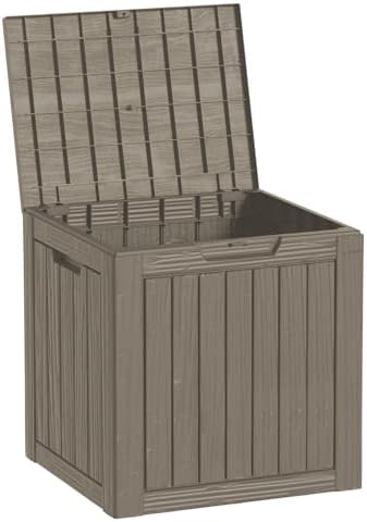 tarkari 35 gallon small waterproof outdoor storage box, view 9