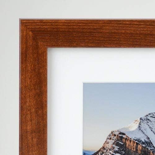 Frame It Easy 33 x 23 Russet Wood Frame - Image 2