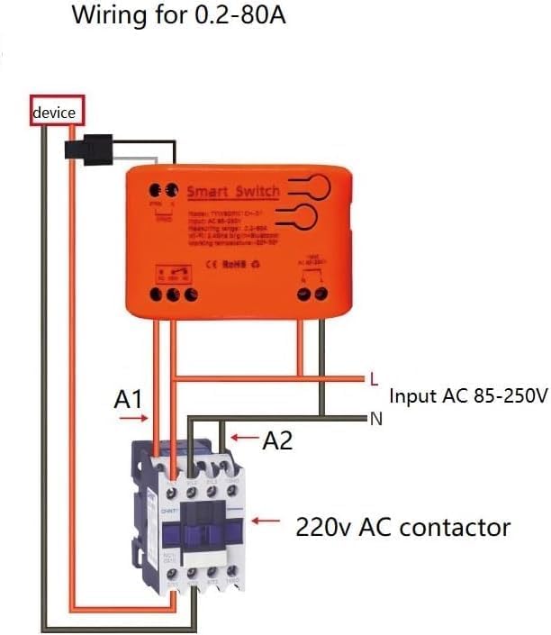 Tuya app WiFi Smart Energy Monitor, Single Phase Clamp Electricity Meter - Image 4