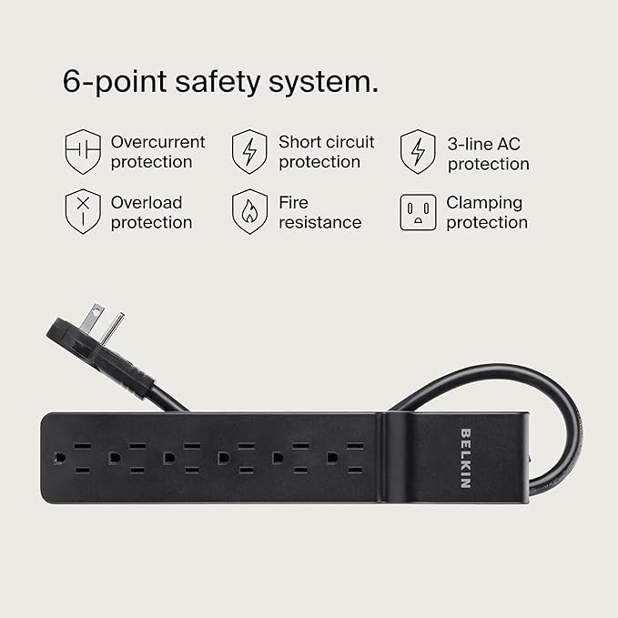 Belkin Power Strip Surge Protector - Image 3