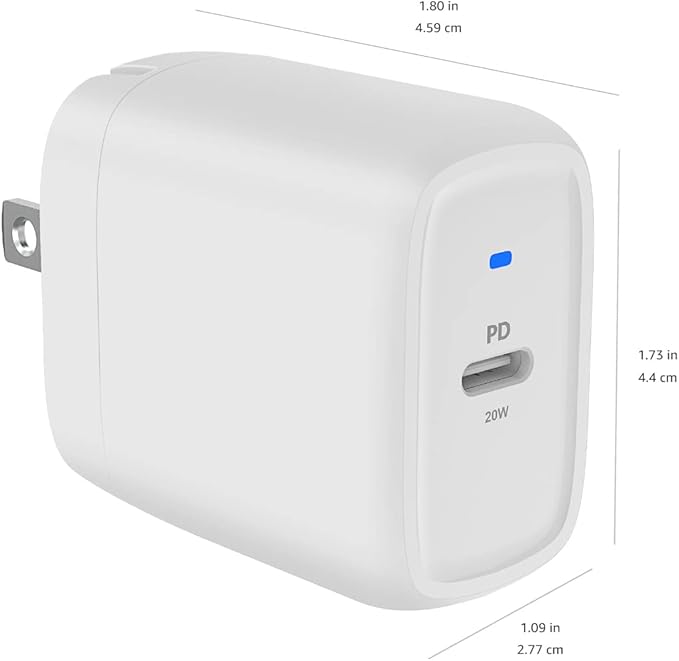 Amazon Basics 20W One-Port USB-C Wall Charger - Image 5