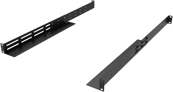 QiaoYoubang 1U Universal Rack Mount Rails- 4-Post Server Rack Shelf Rail 16-29 by Followme