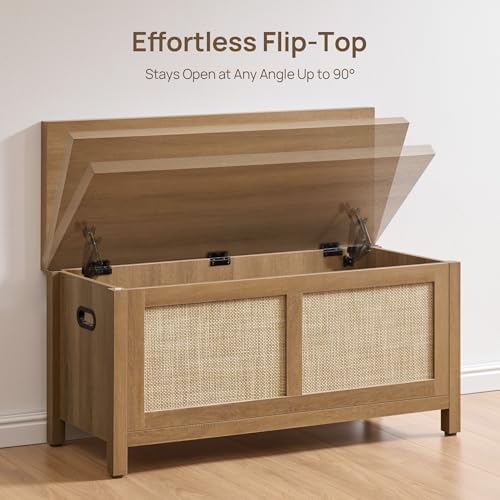 sicotas rattan storage chest set of 2 39.4", close-up detail