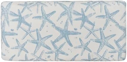 linon stephanie cream and light blue starfish fully, view 13