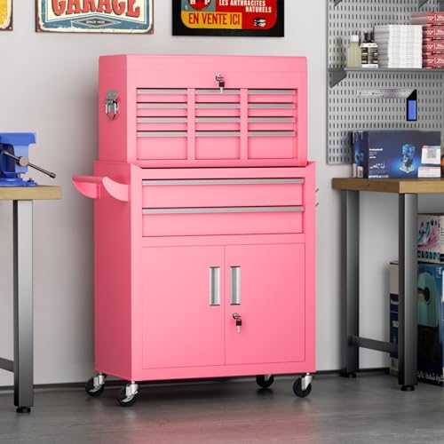 superday metal tool chest, 8 drawer rolling tool, view 9