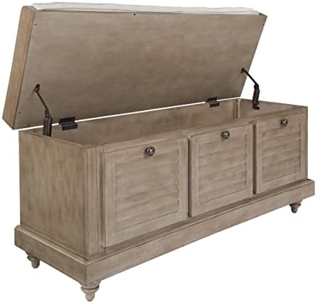 osp home furnishings dover coastal lift-top storage bench, package contents