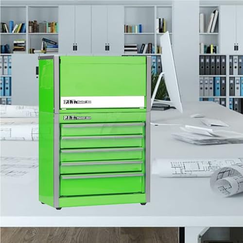 p.i.t. mini tool box,3 drawers small metal toolbox, view 9