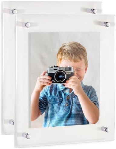 ArtToFrames 22x30 Inch Double Panel Floating Acrylic Picture Frame comes by ArtToFrames