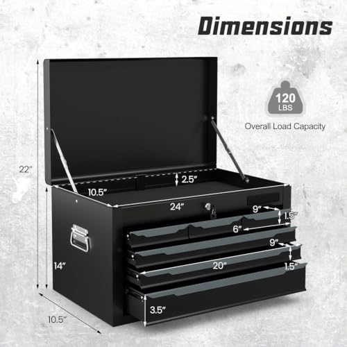 arnot large metal tool box, tool box with, close-up detail