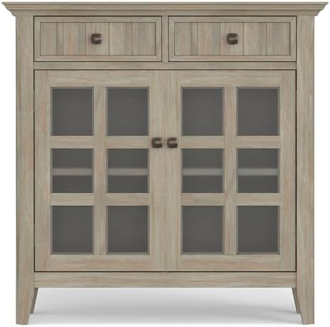 simplihome acadian storage bench and cabinet set in, view 9