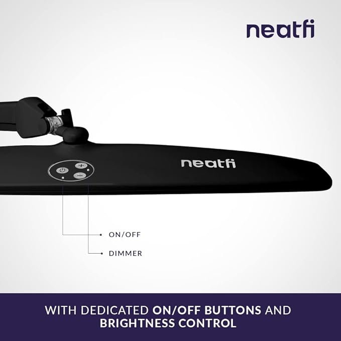 Neatfi Elite HD XL Task Lamp, 1600 Lumens, Non-Polar Dimming, Desk Light - Image 8