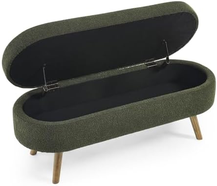 43.5" ottoman with storage, storage ottoman bench with, view 9