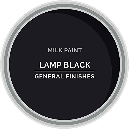 General Finishes Water Based Milk Paint, 1 Quart, Lamp Black