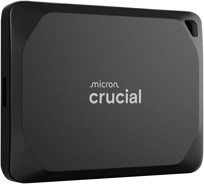 Crucial X10 Pro 2TB Portable SSD, 2000MB/s Write, USB 3.2 USB-C, External Solid by Crucial