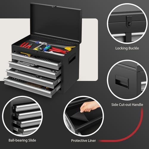 rolling tool chest, 5-drawer tool storage cabinet with, package contents