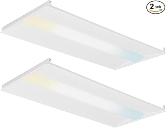 Cortelco 2x4 LED Troffer Light-25W/30W/35W/40W/50W, 4 CCT Selectable by Cortelco