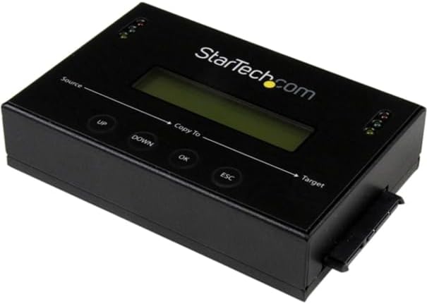 StarTech.com 1:1 Standalone Hard Drive Duplicator & Eraser, SATA HDD / SSD Disk - Image 5