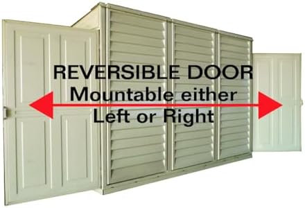 duramax sidemate 4x8 vinyl resin outdoor storage shed, package contents