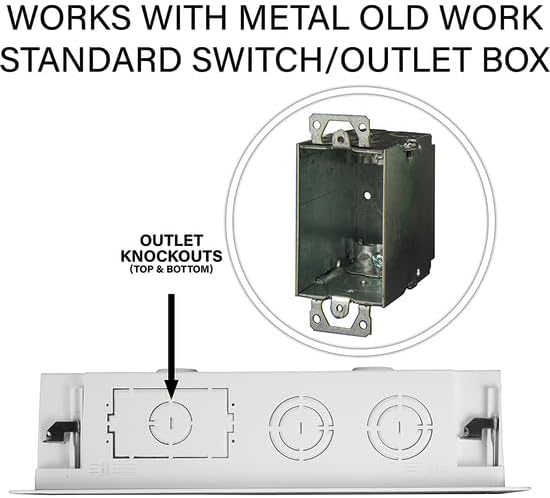 Legrand - OnQ Cable Management, In-Wall Media Box, Dual Purpose Structured - Image 12