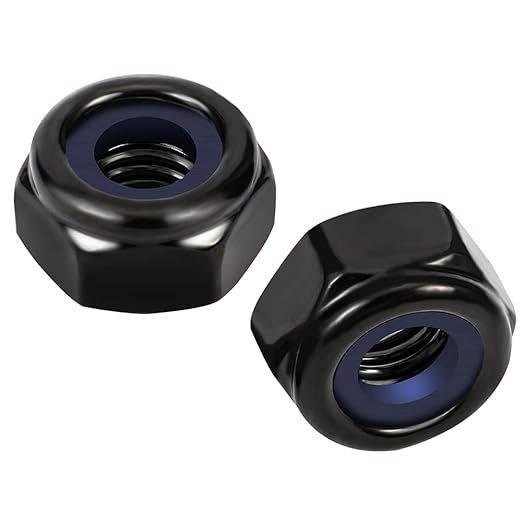MewuDecor #10-32 Nylon Insert Hex Lock Nuts Locknuts, 304 Stainless Steel 18-8 by MewuDecor+Fastener
