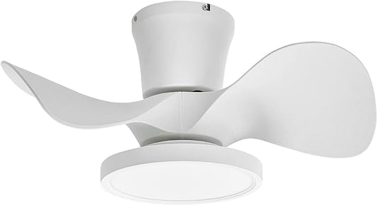 ocioc Quiet Ceiling Fan with LED Light 22 inch Large Air Volume Remote Control by ocioc