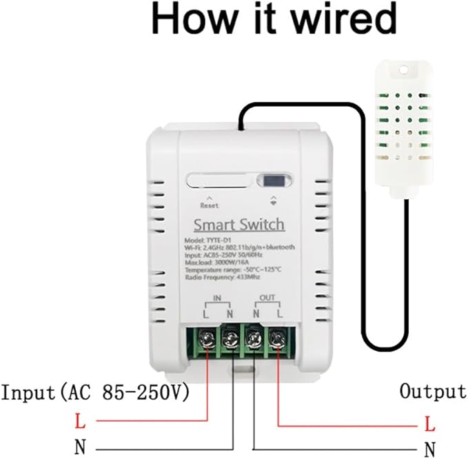 WiFi Temp-Humidity Controller Sensor Module Wireless Remote Control - Image 8