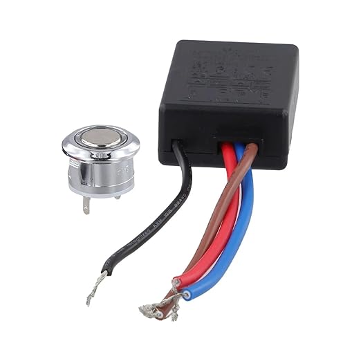 LD 600S EU Touch Dimmer Switch 0 3A/0 8A Rated Current Black Color PVC+Copper by Unknown