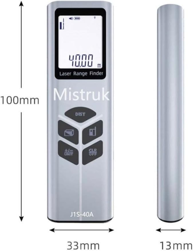 Laser Measuring Tool 131FT Laser Rangefinder Tape FT/M/INCH Compact Laser - Image 4