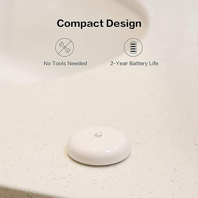 Aqara Water Leak Sensor 3 Pack, Zigbee Wireless Water Leak Detector - Image 3