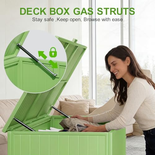 outdoor storage box with wheels 250 gallon, metal, close-up detail