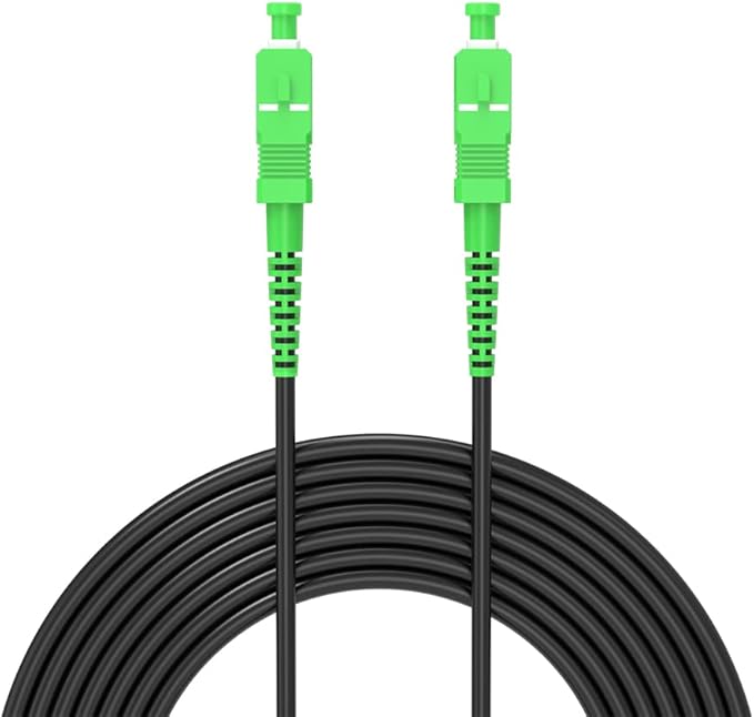 Jeirdus 150M SC/APC Outdoor Armored Simplex 9/125 SM Fiber Optic Cable Jumper - Image 2