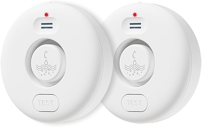 Water Leak Detectors for Home, 120dB Adjustable Water Leak Alarm for WiFi by Unknown