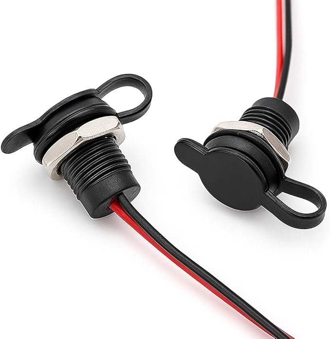 Gebildet 10pcs Type-C Female Chassis 2 Pin Wire 24AWG Waterproof Jack - Image 3