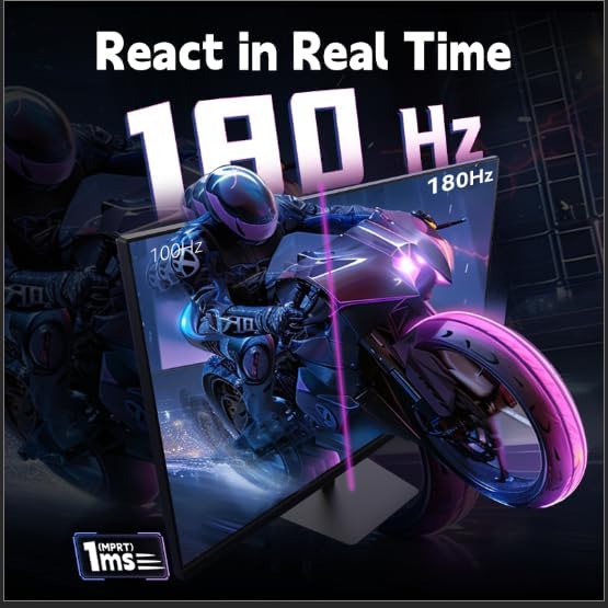 KTC Gaming Monitor 27 inch 180hz 1ms | Fast IPS Screen 1080p Monitor|2 x HDMI - Image 2
