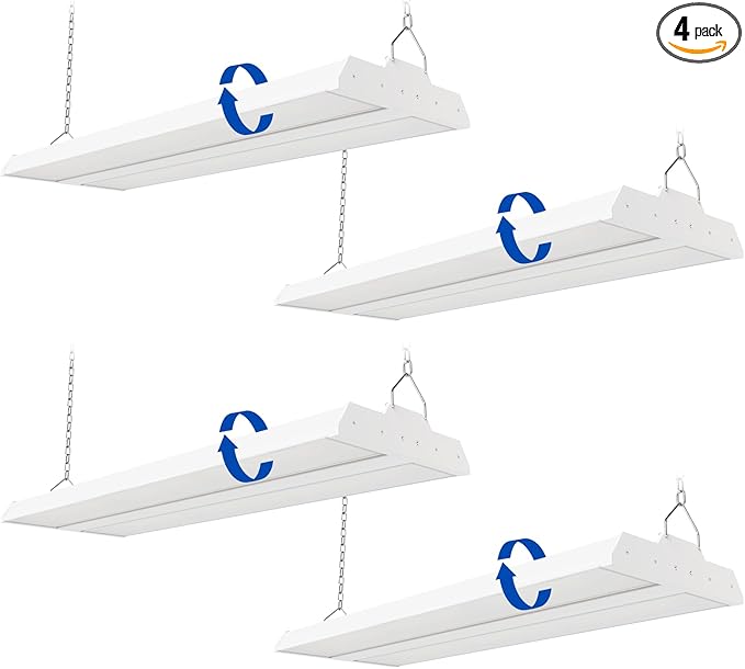 JTT LED Linear Shop Lights 150W, 21000LM 360° Adjustable 1.35FT Led High Bay by JTT