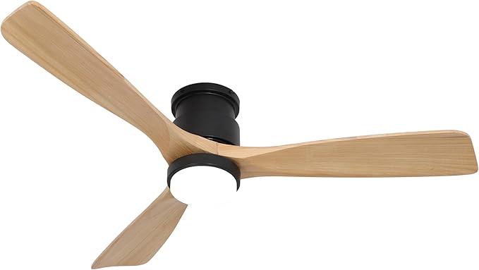 revoici Flush Mount Ceiling Fan by REVOICISMARTCEILINGFAN