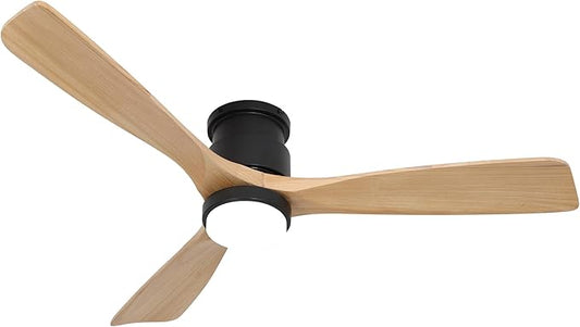 revoici Flush Mount Ceiling Fan by REVOICISMARTCEILINGFAN