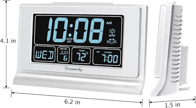 DreamSky Alarm Clocks for Bedrooms - Image 6